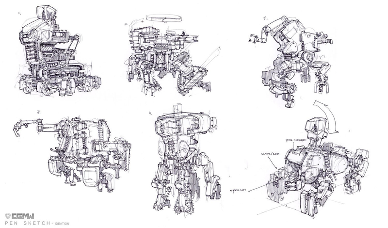 Illustration for article titled Some Kick-Ass Robot Designs From One of Hawken's Artists